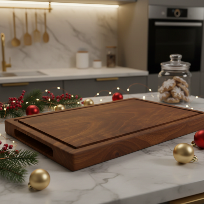 Simurg Şef Tipi Doğal Ceviz Kesme Tahtası