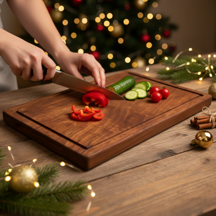 Simurg Şef Tipi Doğal Ceviz Kesme Tahtası