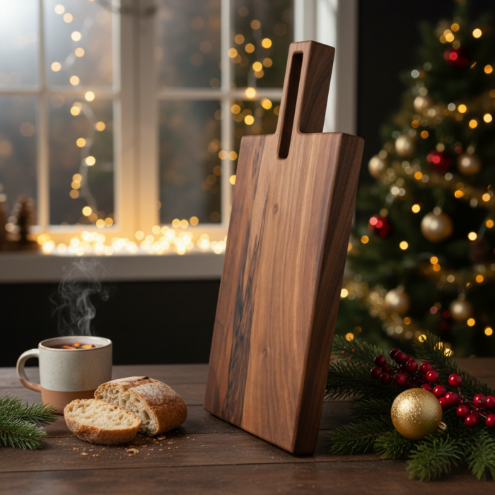 Elmara -El Yapımı Doğal Ceviz Sunum ve Kesme Tahtası